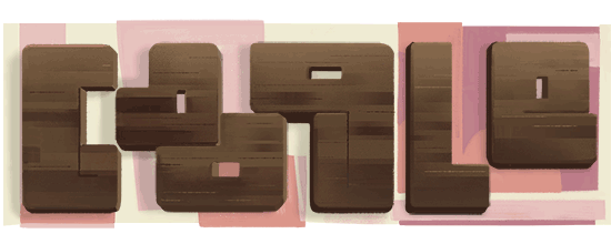 The Way We Were - 24 June, 2018 - Saloua Raouda Choucair - google commemorates the artist's 102nd birthday with an animated google doodle, in the style of her interlocking "poem" sculptures ... 